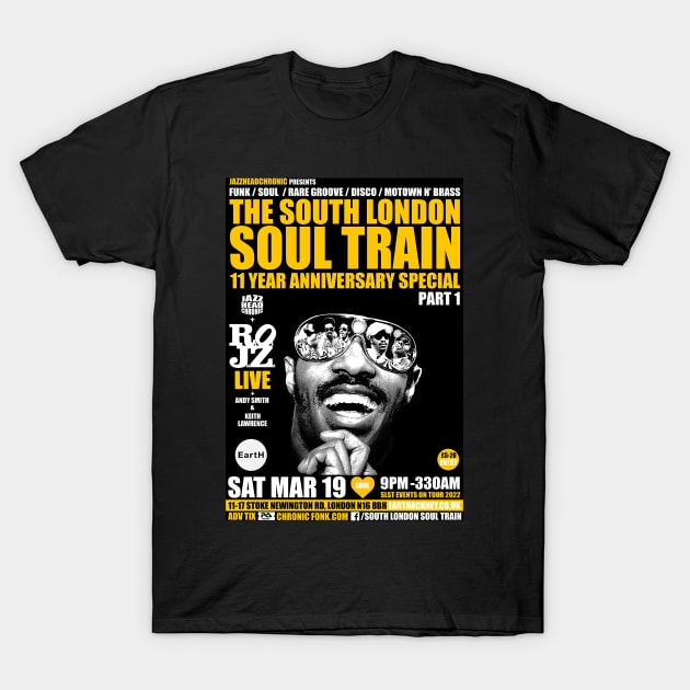 POSTER - THE SOUTH LONDON - SOUL TRAIN - ANDY SMITH T-Shirt by Promags99